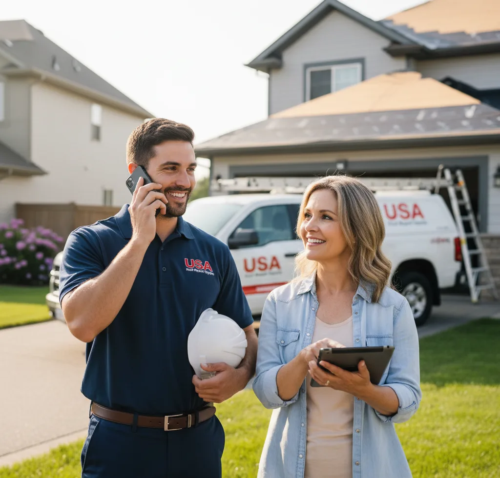 USA Roof Repair Experts customer support in Central